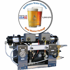 we customized reverse osmosis systems with blending valves for craft beer makers